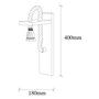 Opviq Erebos - 118-A Lámpara de pared de madera